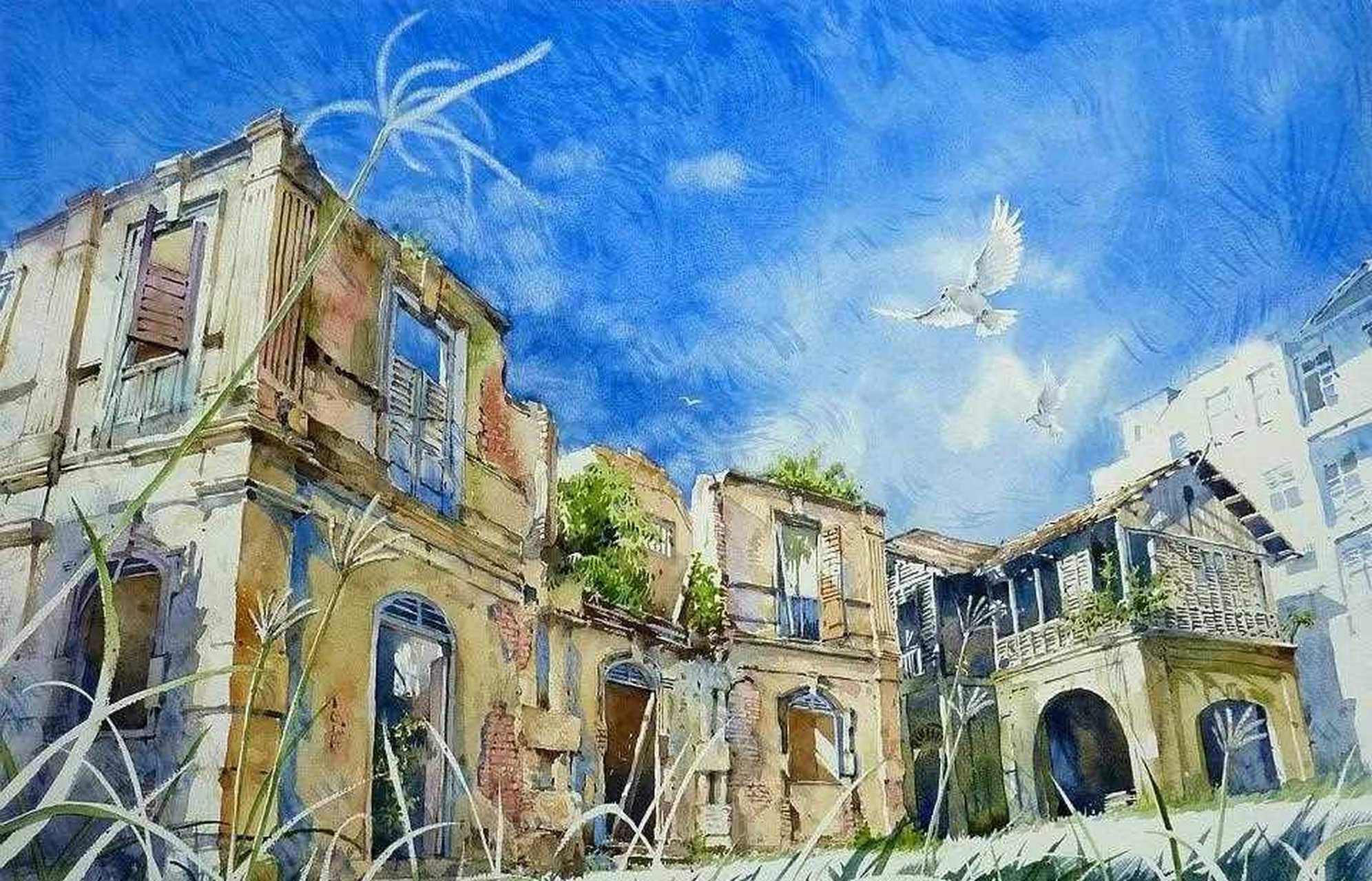 来自马来西亚画家 郭绍鹏(koay shao peng) 绘画作品