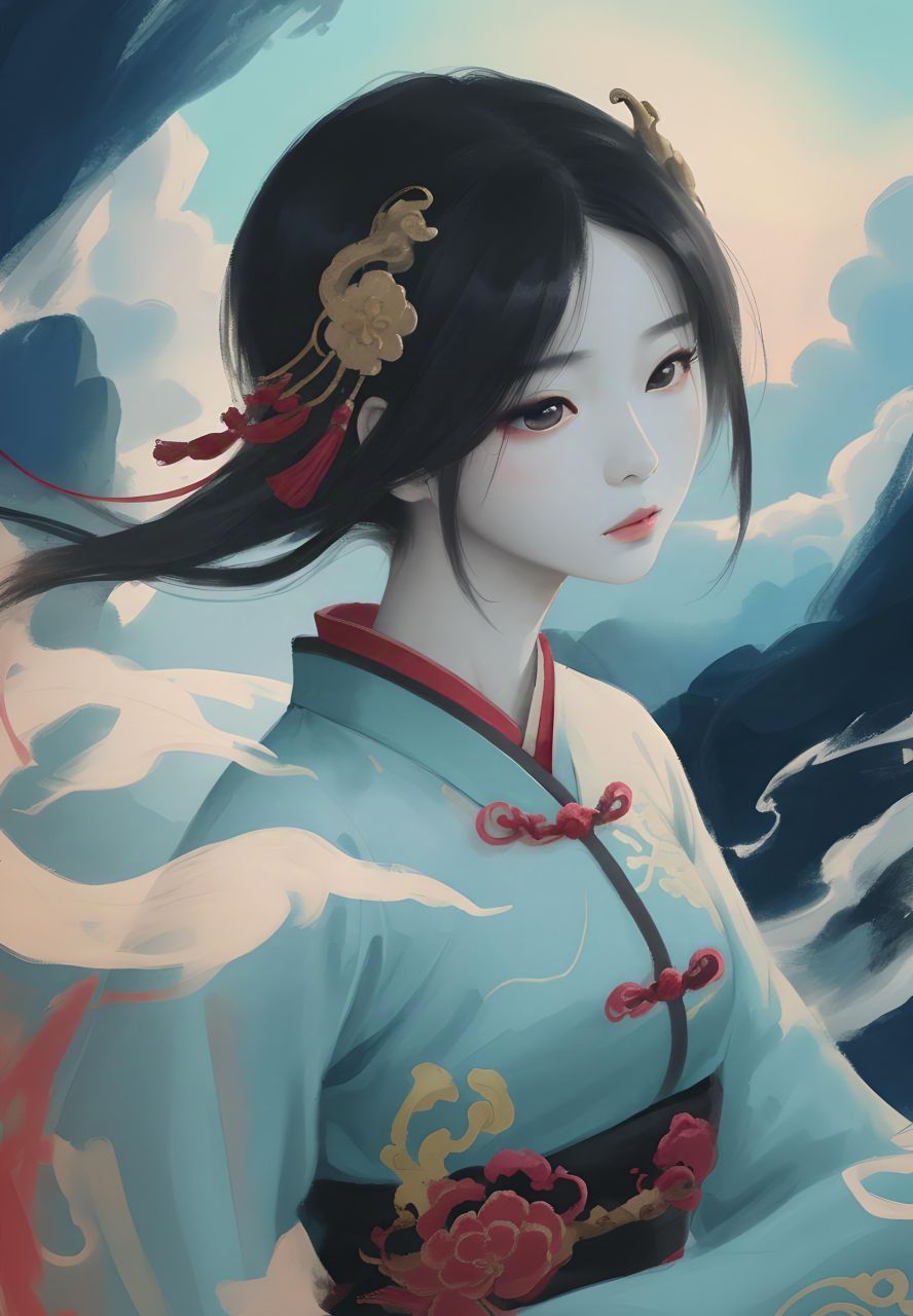 a绘75,#二次元少女##古风美女# #图片##动漫头像和壁纸##二次元