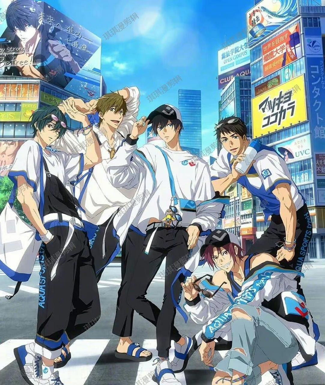 「free!男子游泳部」聯動圖現已上線!快來一起暢遊游泳池吧!