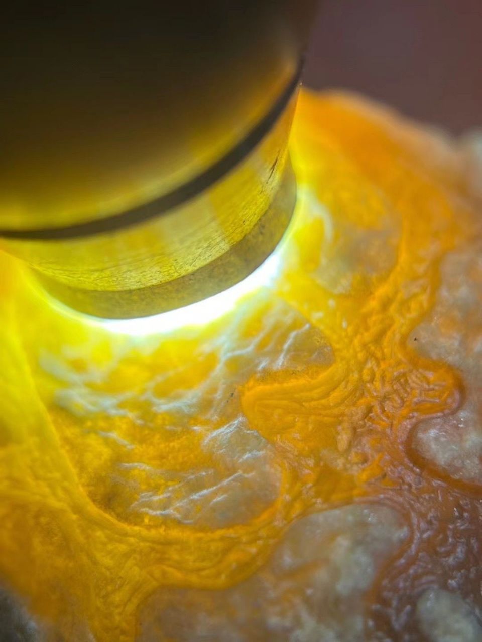 原石翡翠# 新手学会看原石翡翠纹裂点脏!