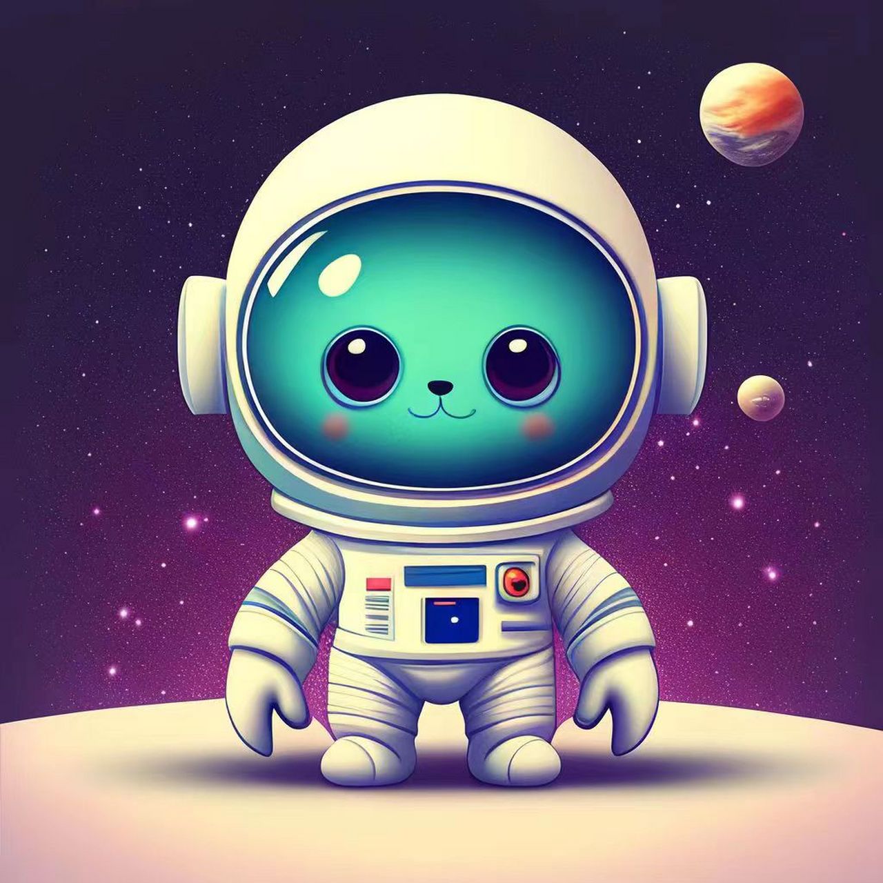 喜欢小小可爱的太空人吗?和你想象当中的一样吗?