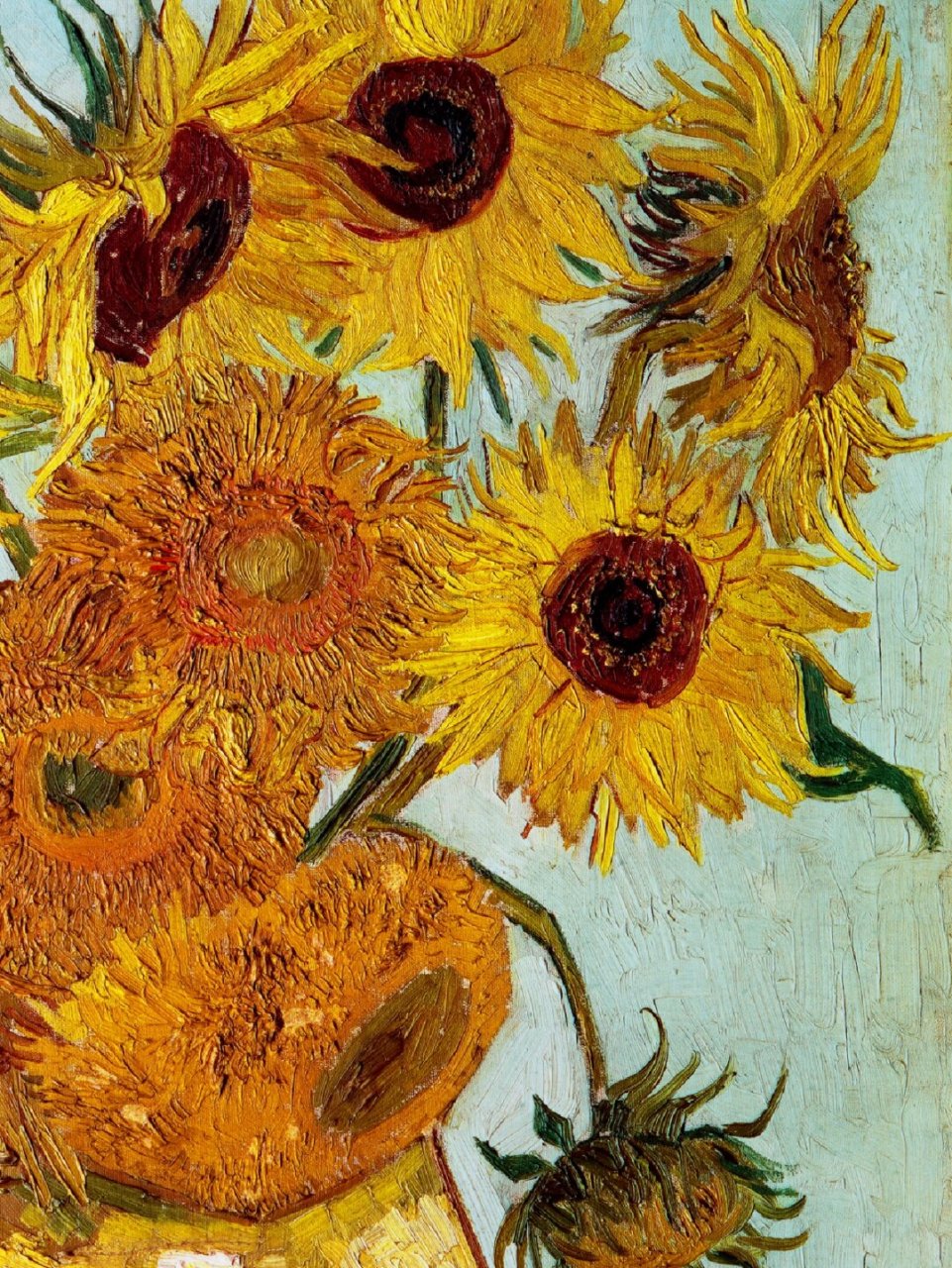 梵高《向日葵》作品赏析  这幅画作不仅是梵高内心世界的独白,也是他