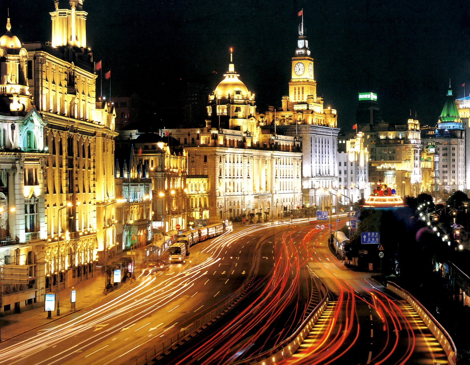 1999年的上海夜景!