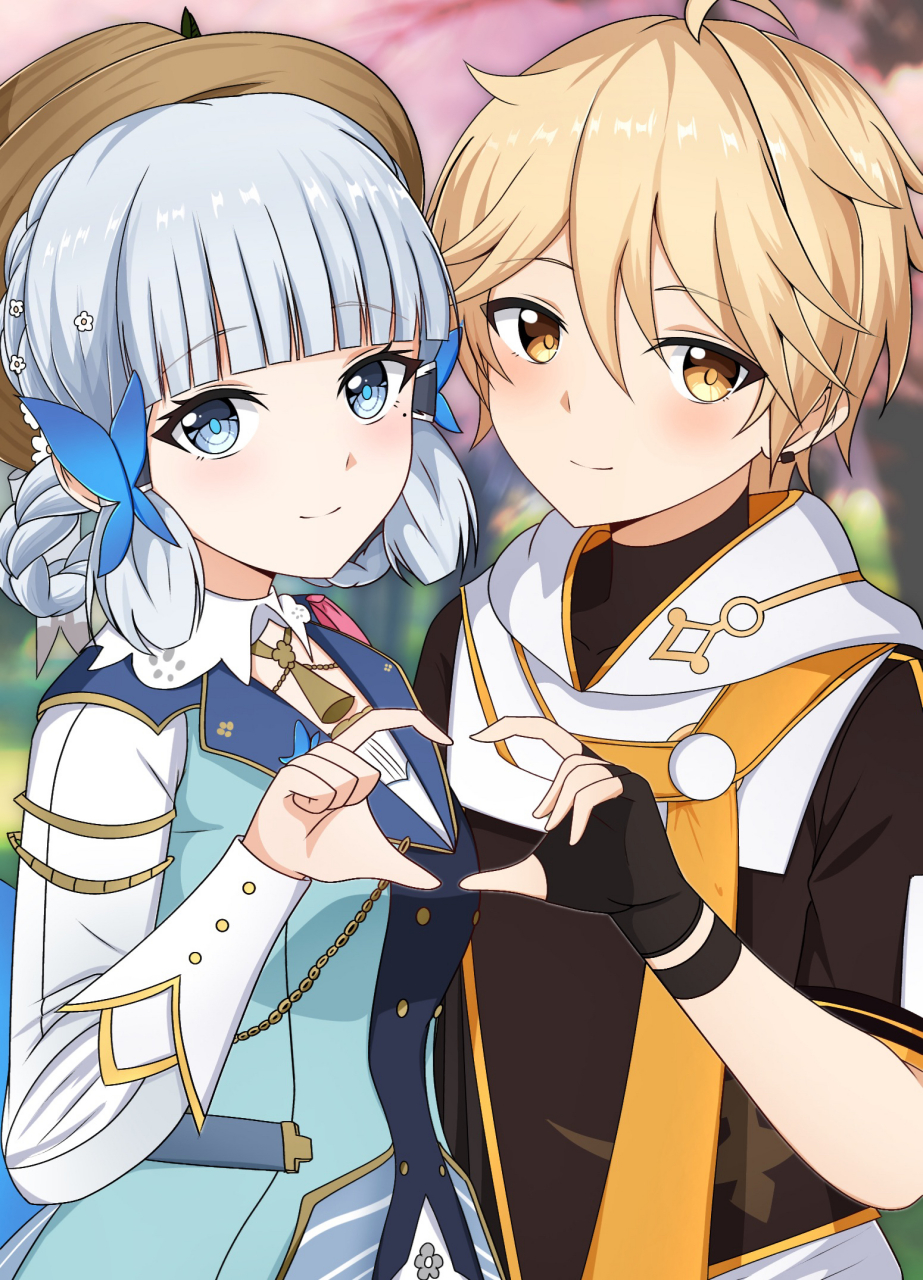 cp预警 空哥和神里绫华 画师:midori