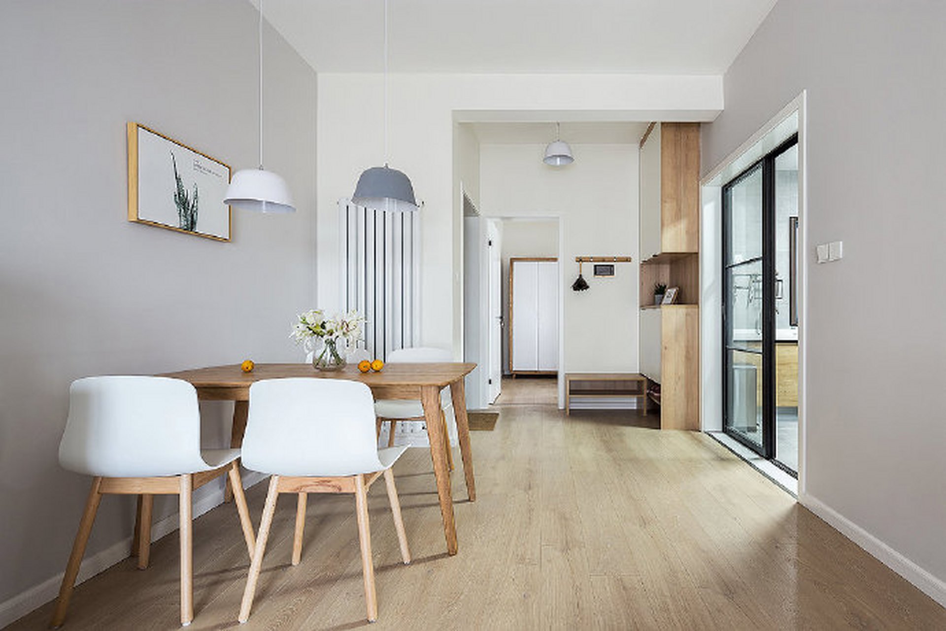 温馨简约家居装修,色调超级喜欢,淡淡的原木风很清新!