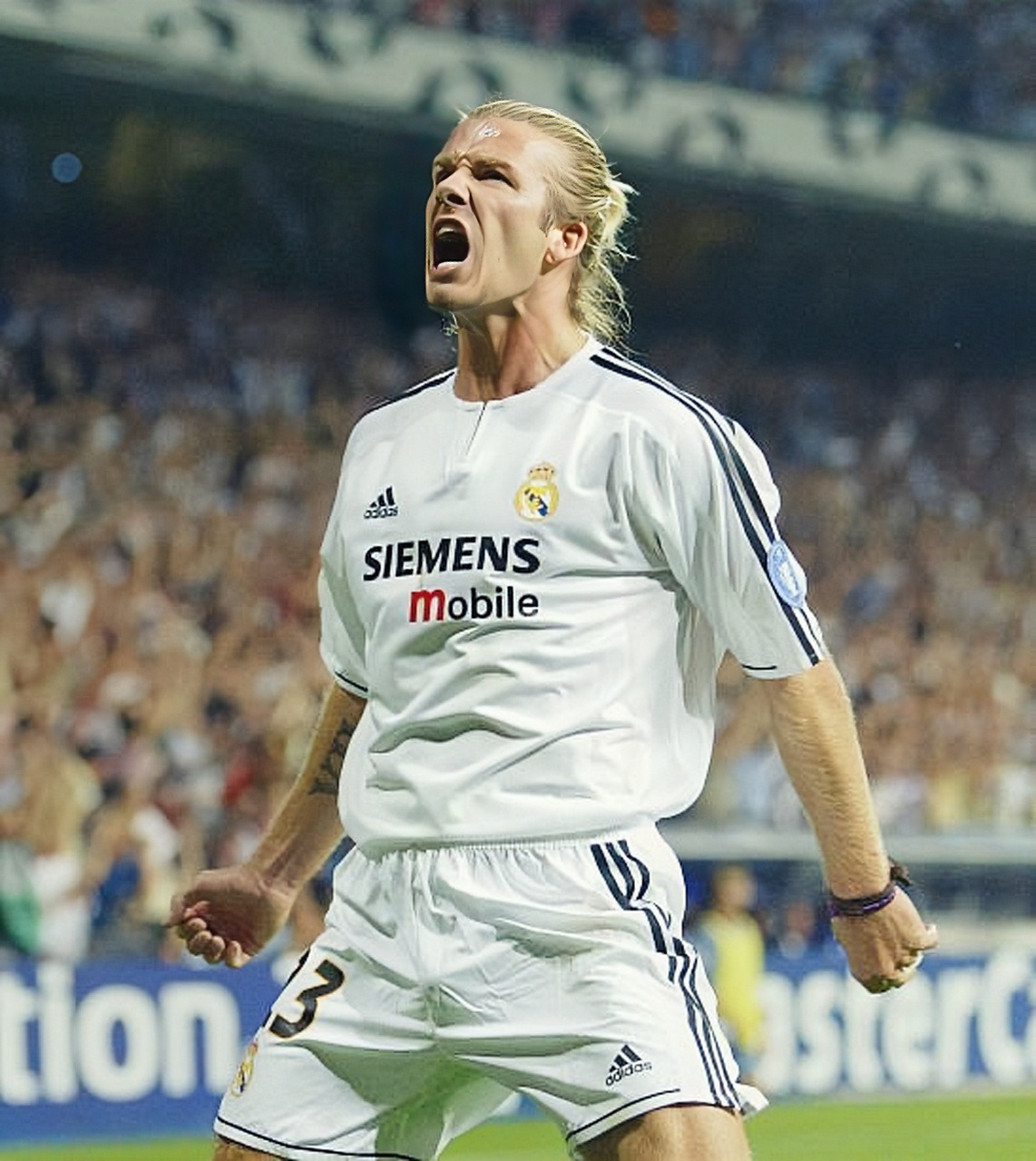 贝克汉姆是最后一位为皇马效力的英格兰球员.#贝克汉姆