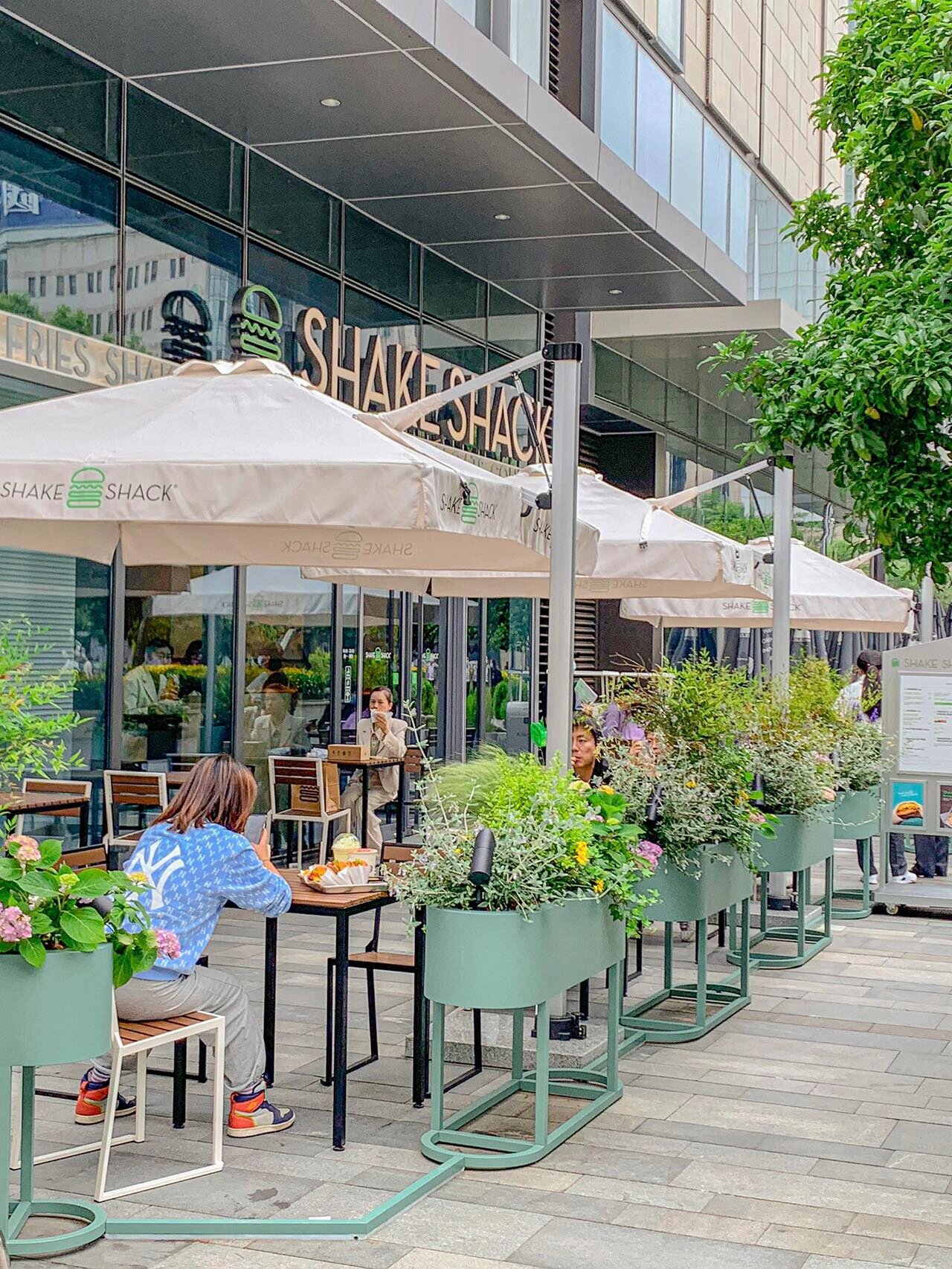 啊啊啊我终于吃到了杭州嘉里中心的shake shack