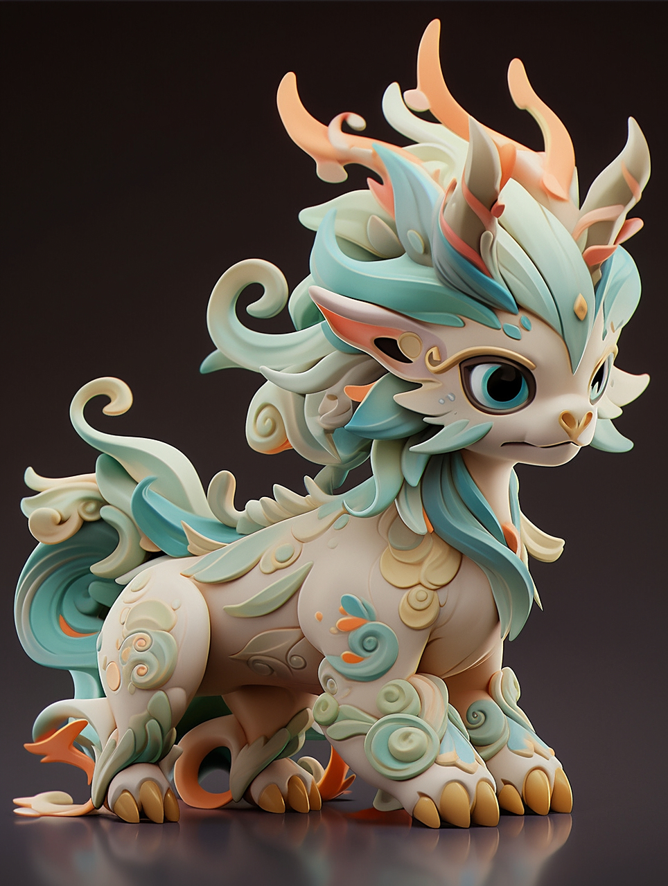 中国神兽玉麒麟!