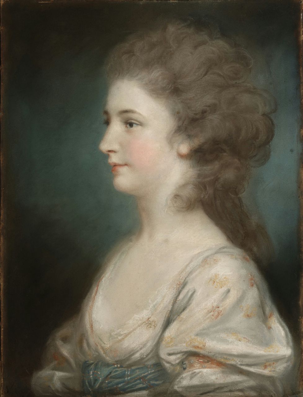 一位女士的画像 画作名称:portrait of a lady 中文名称:一位女士的