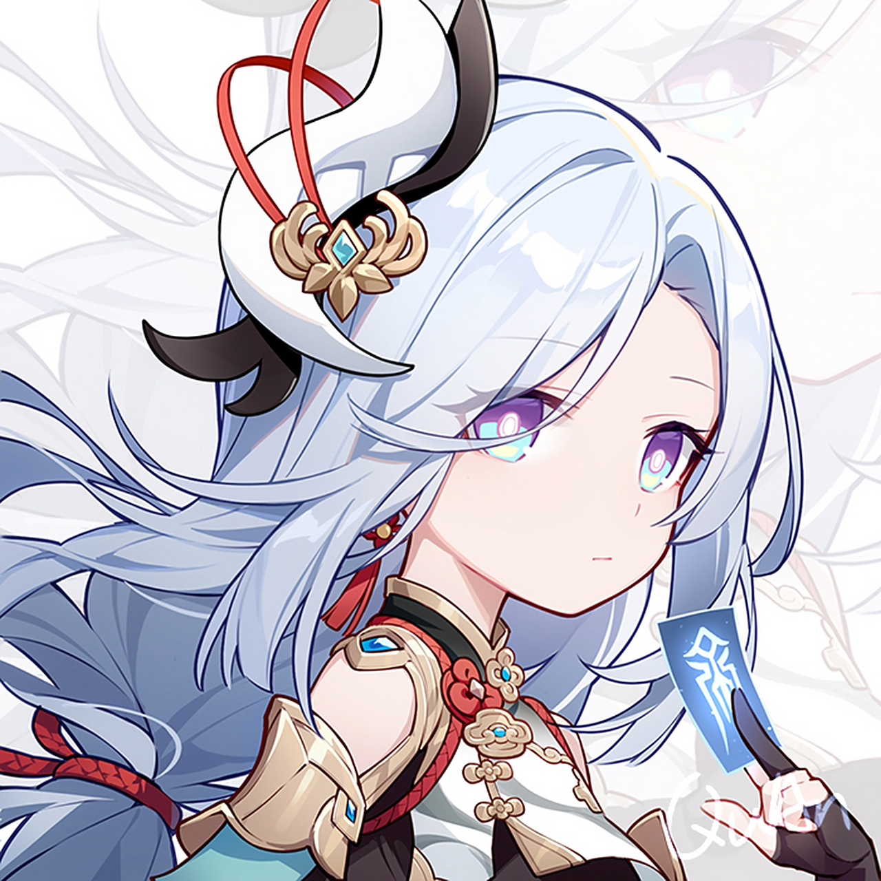 画师:quan_  #原神# #头像#你好,帅哥你谁?