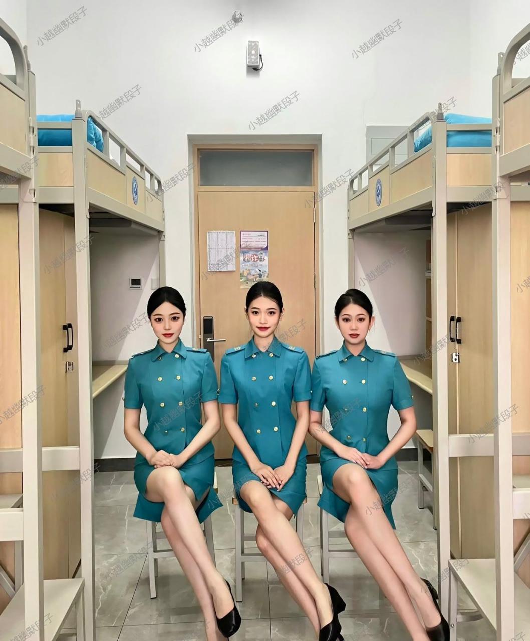 这是中国民航大学生在宿舍拍的照片哦!
