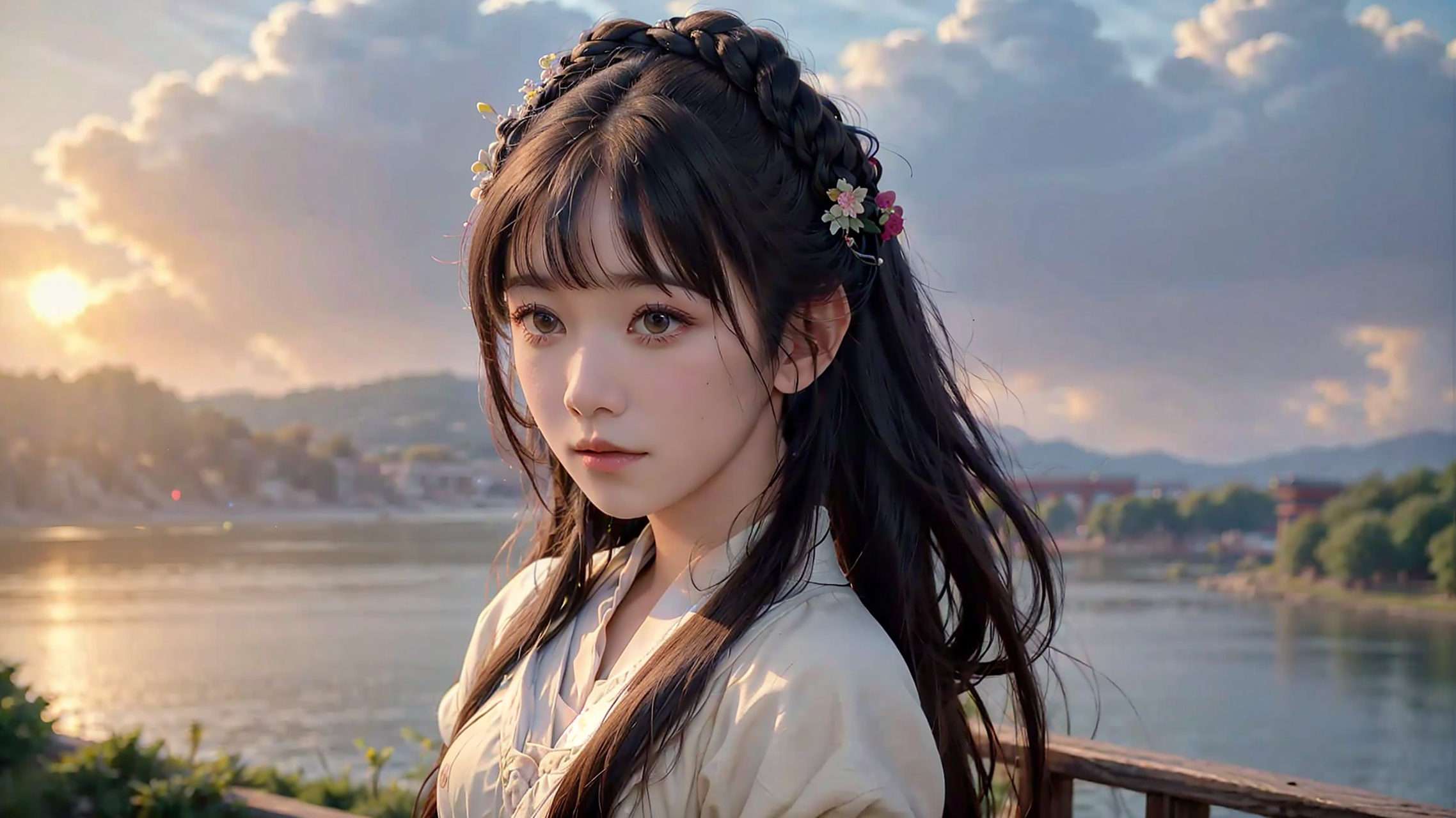 ai美女-漂亮的古风小姐姐(4)#ai# #ai美女# #ai绘画