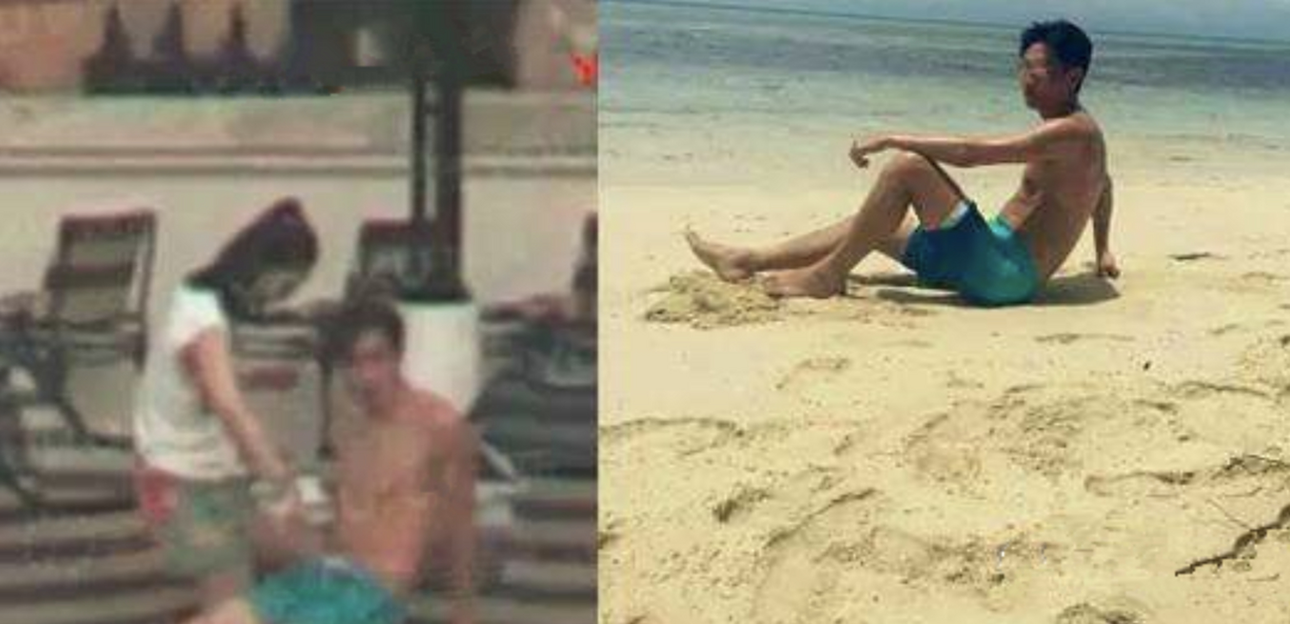 娱乐圈著名的"偷拍事件"之白百何的一指禅  在2017年白百何被卓伟拍到