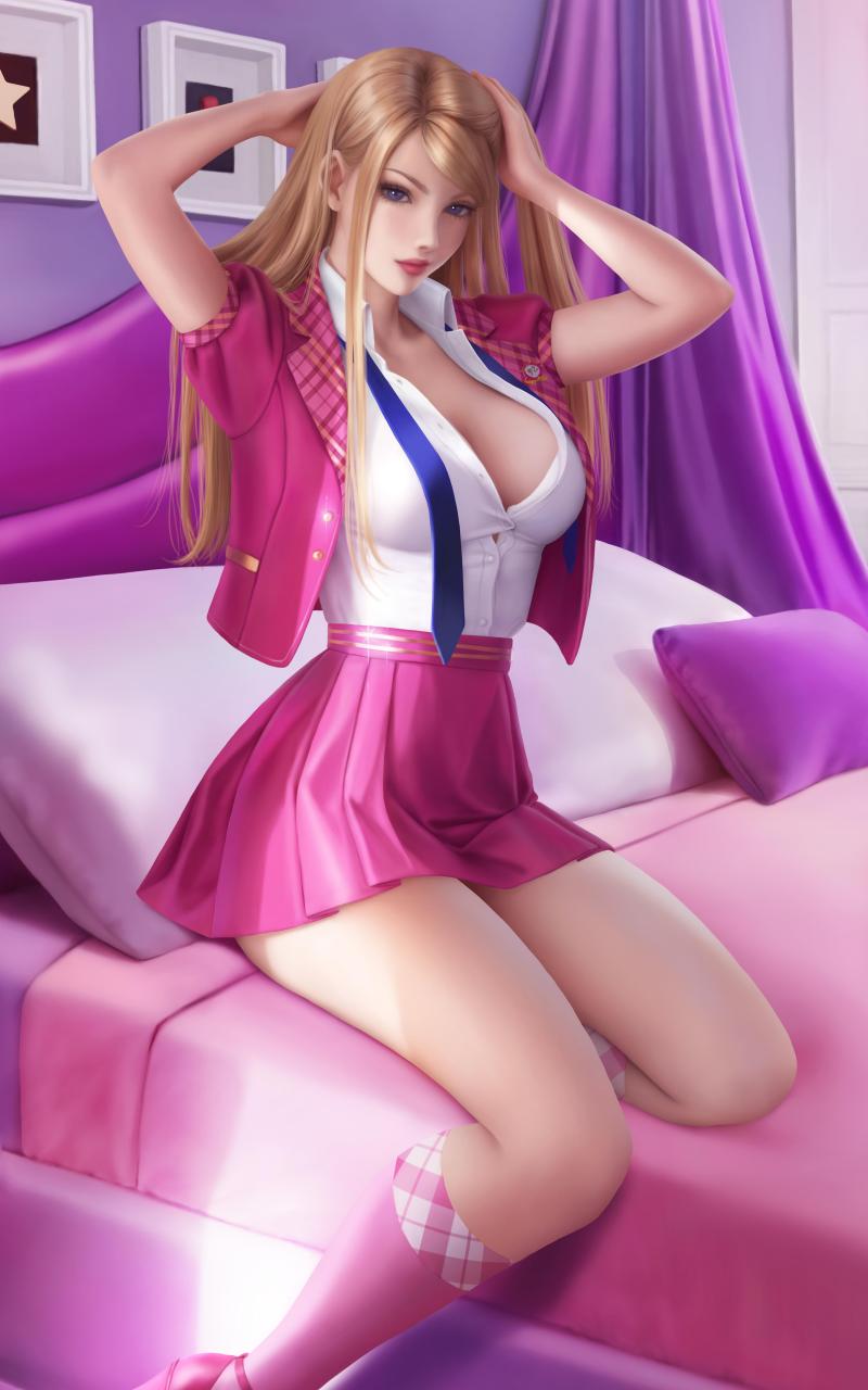 gif创作人# 画师 wickellia 女角色人物cg插画原画作品欣赏,8k清未篌