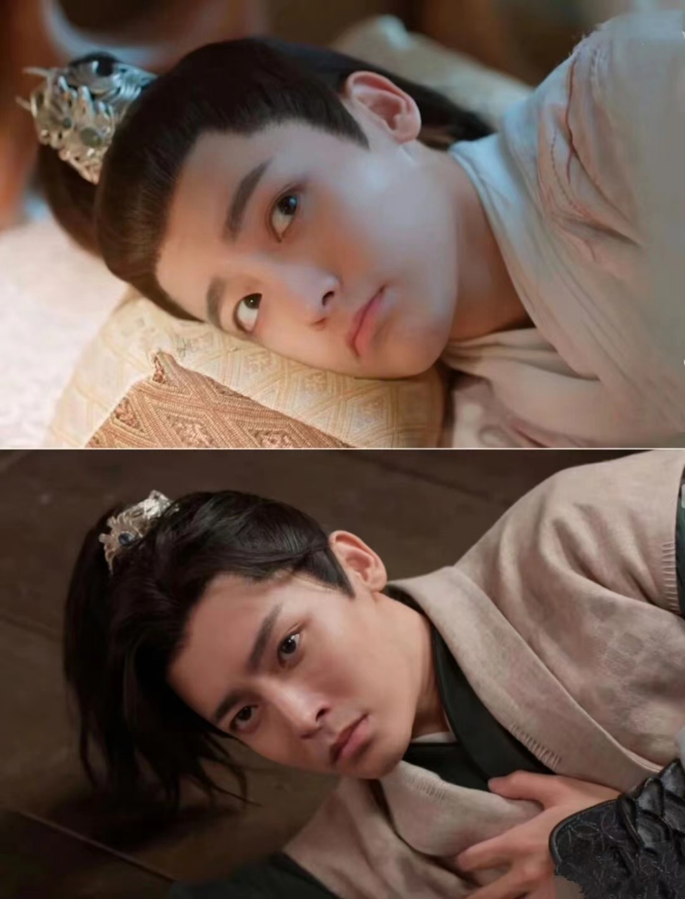 古装电视剧《护心》的男主角侯明昊到底是怎么作到一人扮演"老龙"和"