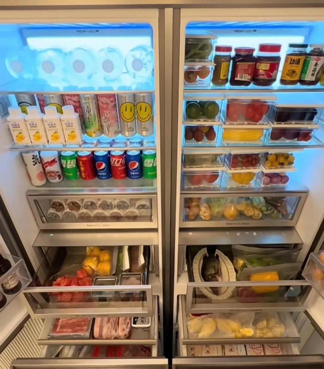 一直有这样一个疑惑,大家会把冰箱塞得满满当当吗 像这样日常的东西