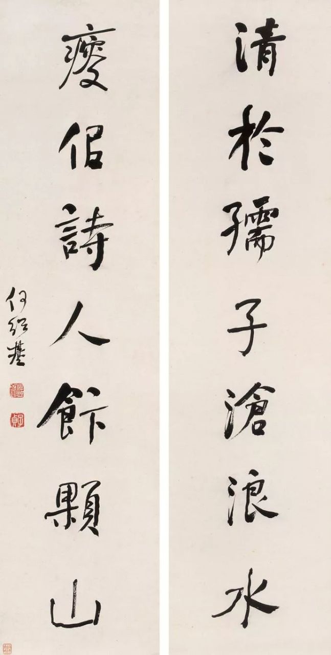 书法欣赏-来自清代何绍基的对联