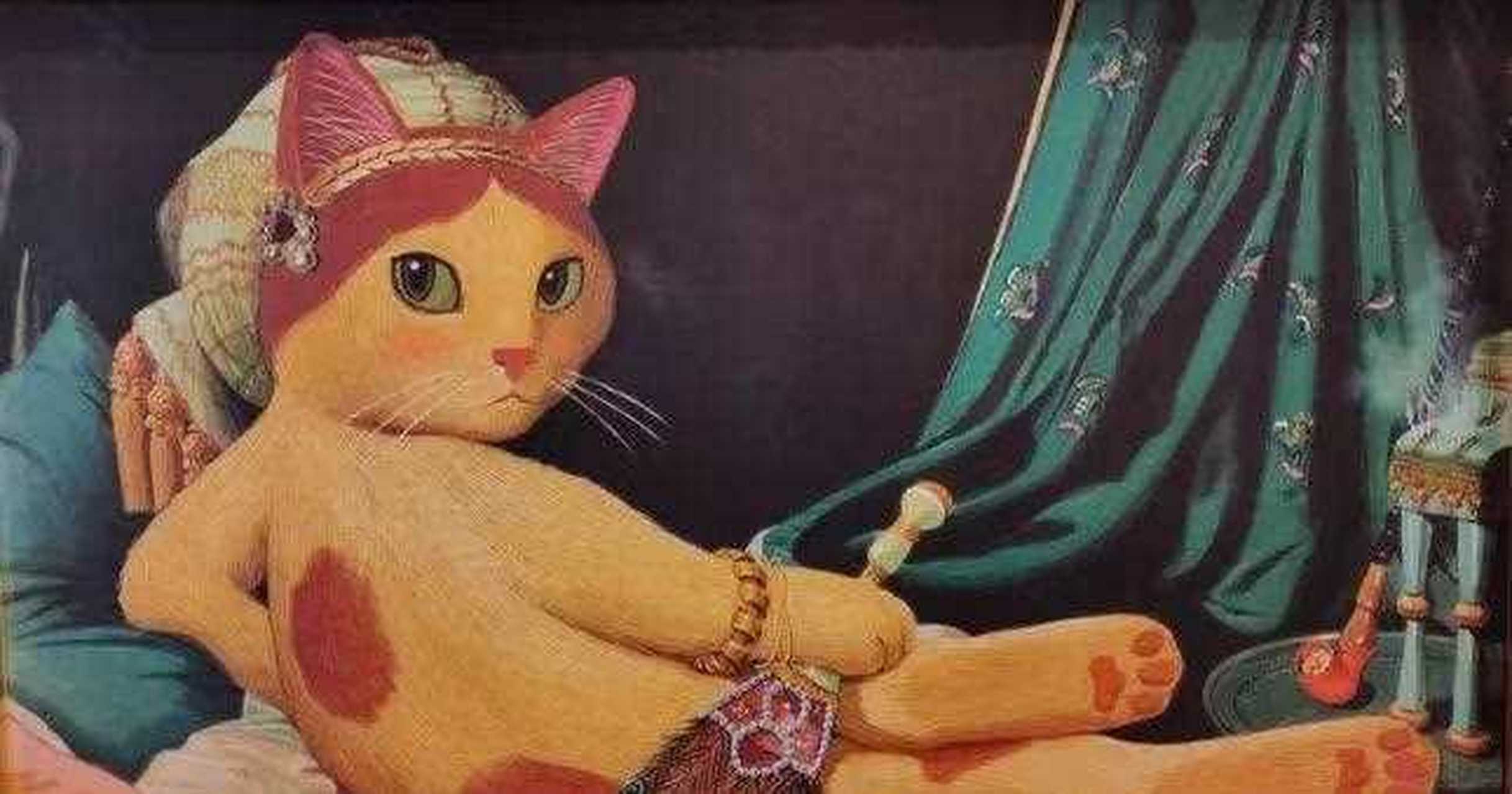 日本艺术家山本修创作了众多猫咪版世界名画,每只猫的表情都与原来的