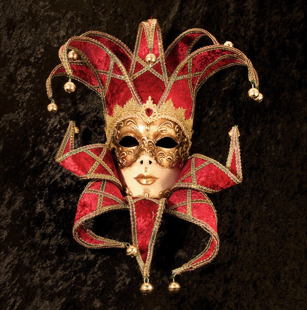 威尼斯小丑面具 676767 #绘画欣赏