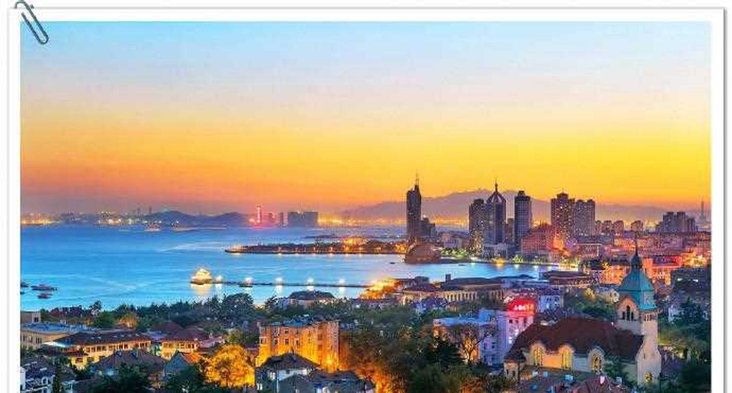 中国最美的十大海滨城市之一青岛,一个满目海景浪漫的城市.