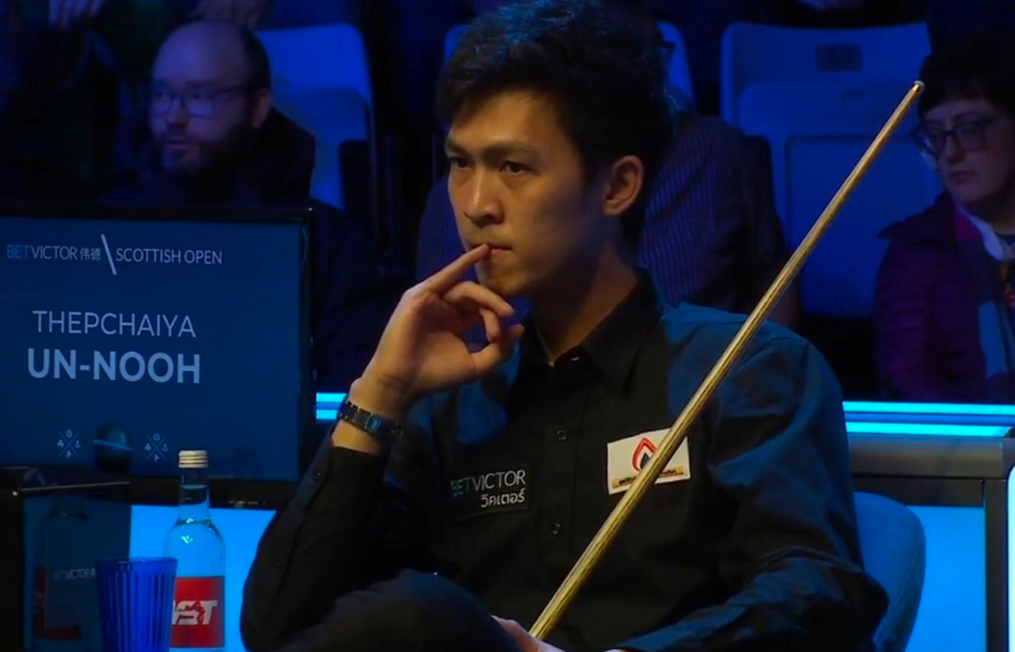 国际台联苏格兰公开赛半决赛开打,第一场由泰国名将塔猜亚对决加里