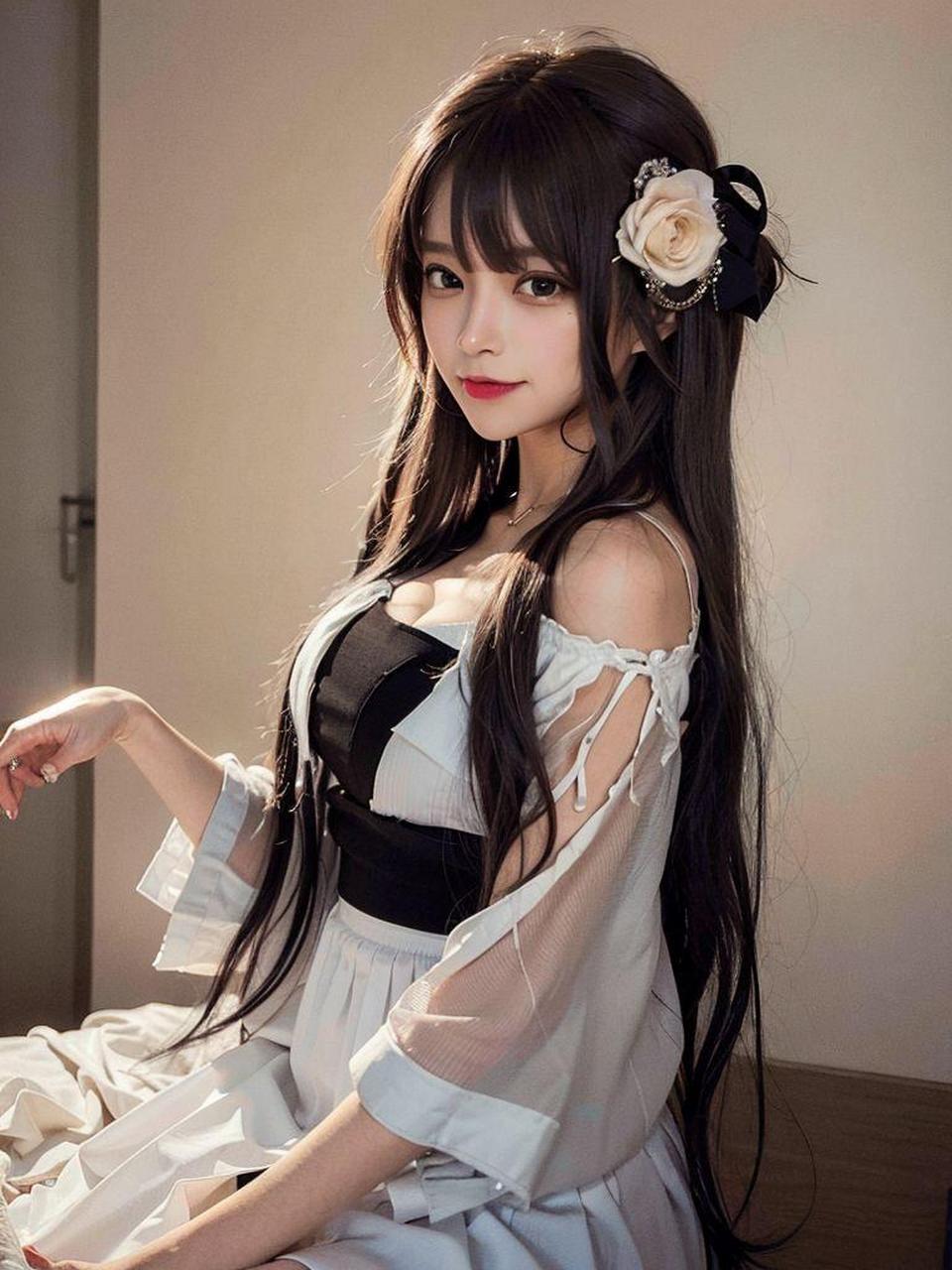 这种风格的美女应该是宅男的最爱吧