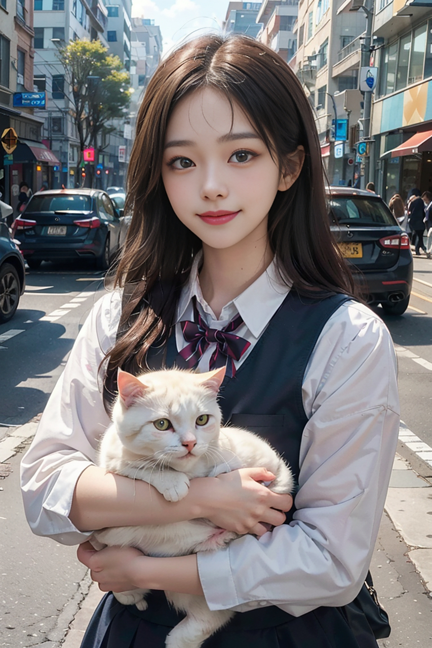 ai美女-校园青春美少女#美女# #气质美女# #ai绘画