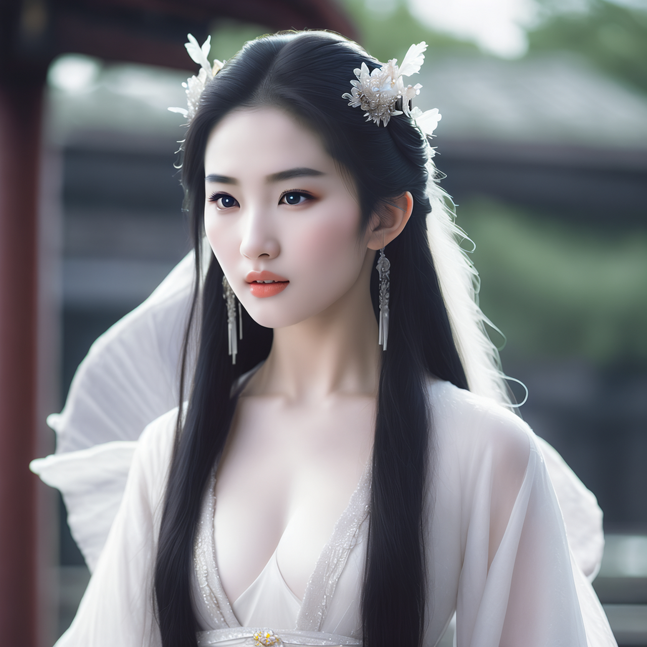 ai作画 ai理解的刘亦菲版妲己 感觉带点仙不够妖 #刘亦菲# #动漫壁纸