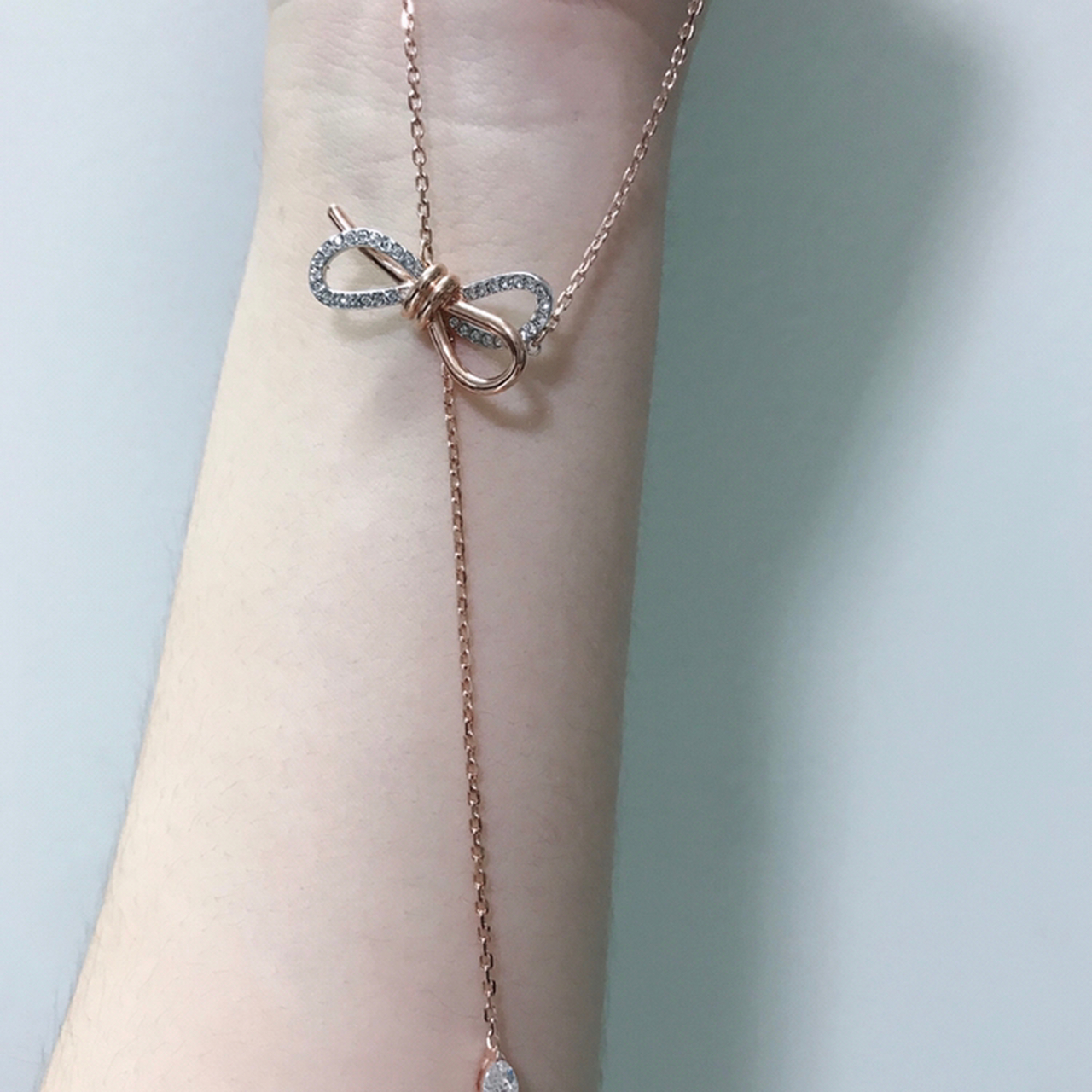 施华洛世奇蝴蝶结项链 这款项链真的太好看了啊!