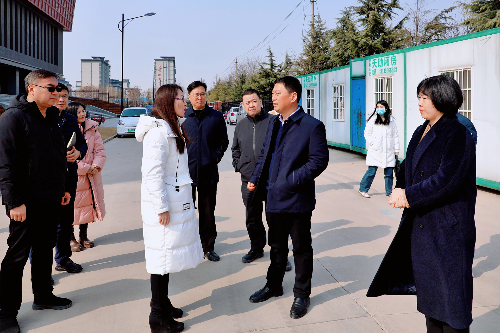 濮阳市清丰县委副书记,县长赵丹一行莅临前行科创园(濮阳)考察调研.