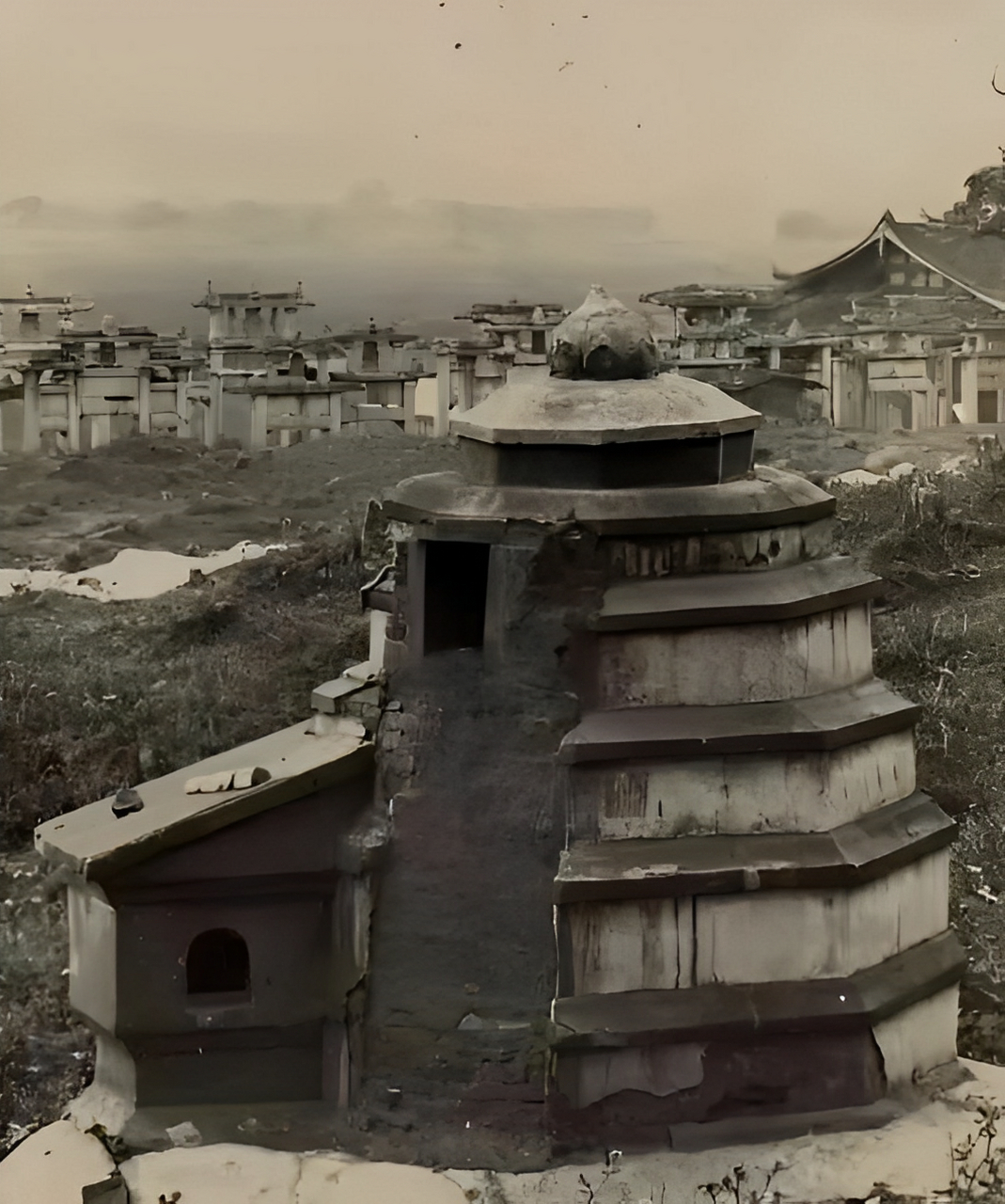 清朝末年,福建出现了一座婴儿塔.