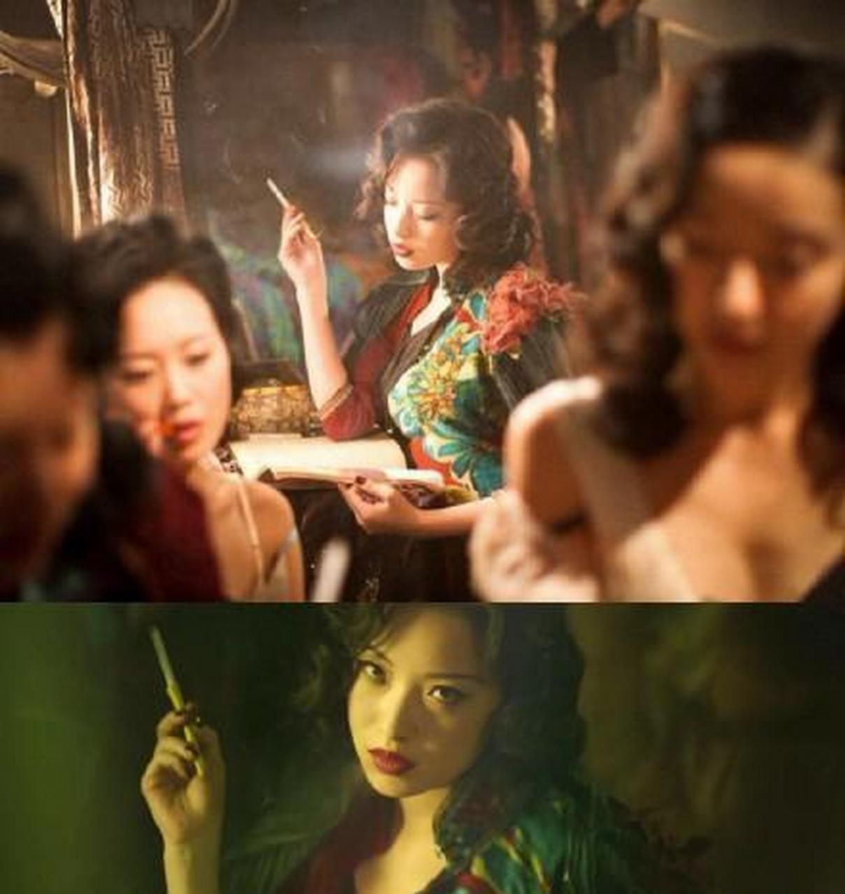 倪妮 在《金陵十三钗》中,将人物妩媚演绎的淋漓尽致