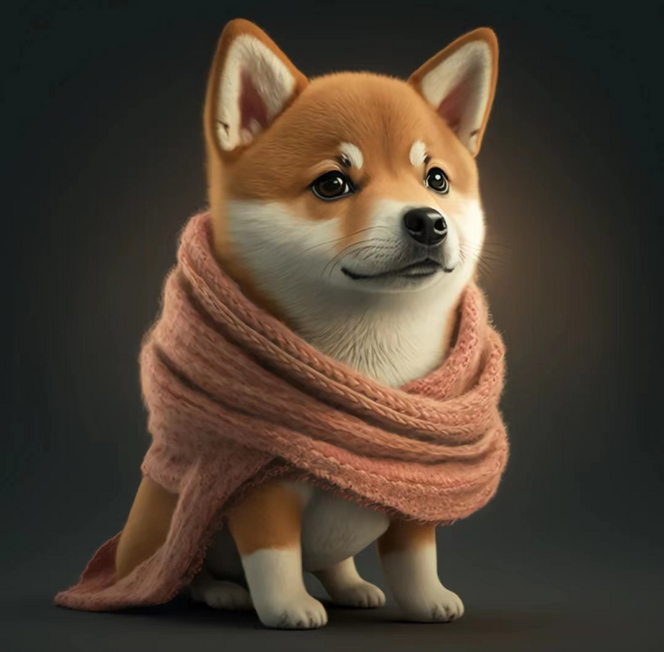 看起来好治愈呀,谁不想拥有一只小柴堡呢#家有柴犬# #头像