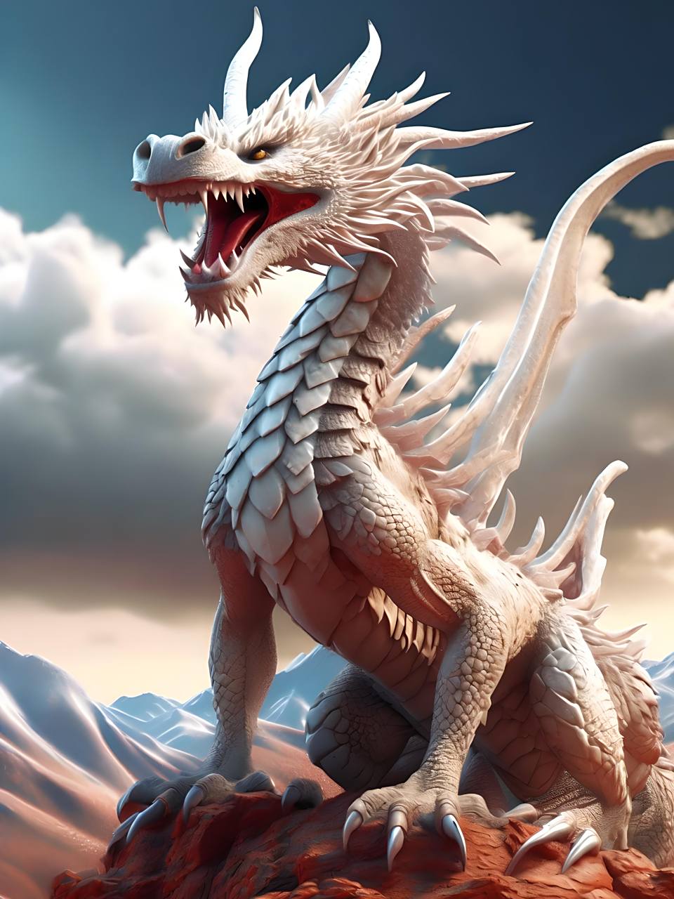 a绘44蜥蜴,#龙##图片##动漫头像和壁纸##蜥蜴