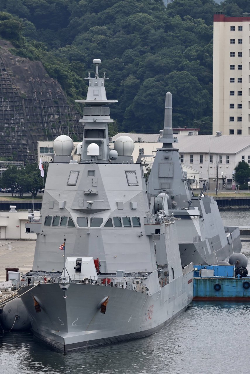 2023年6月22日,意大利海军9495弗朗西斯科·莫罗西尼 (p431)停泊