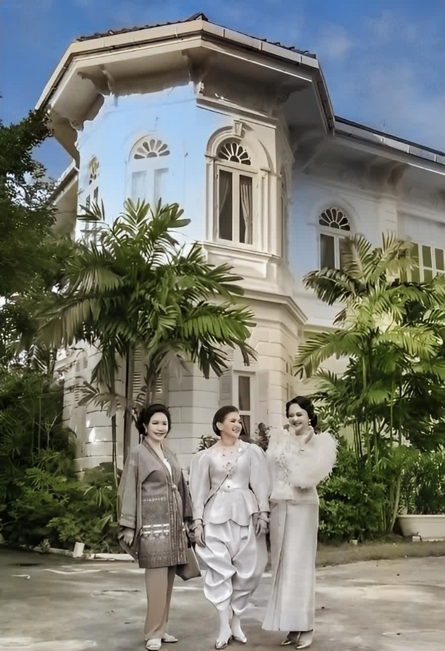 2023年4月8日,莎莉迎来57岁生日,身着泰国服装看起来更年轻.