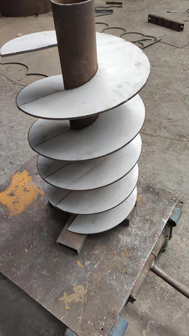 开沟机不锈钢螺旋叶片定制?