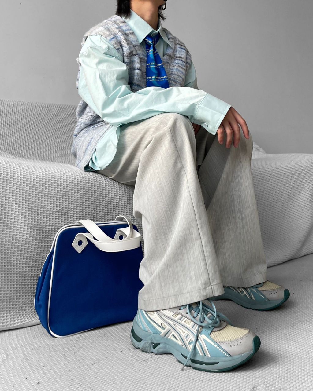 灰蓝搭配好高级6015 干净舒服才是穿搭的必杀技 穿搭心得分享