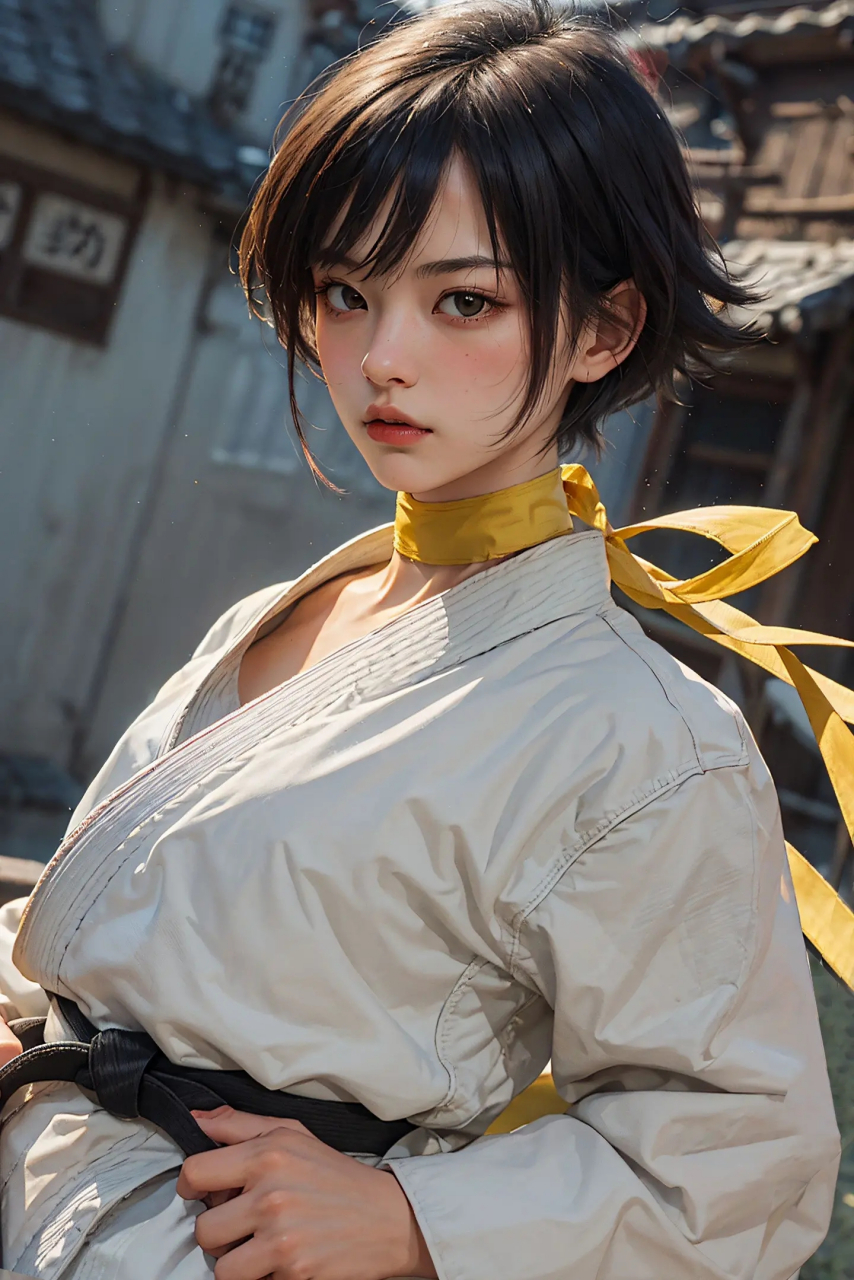 《街霸》加藤真琴.#ai绘画 #ai生成图 #格斗游戏 #游戏美女 #街头霸王