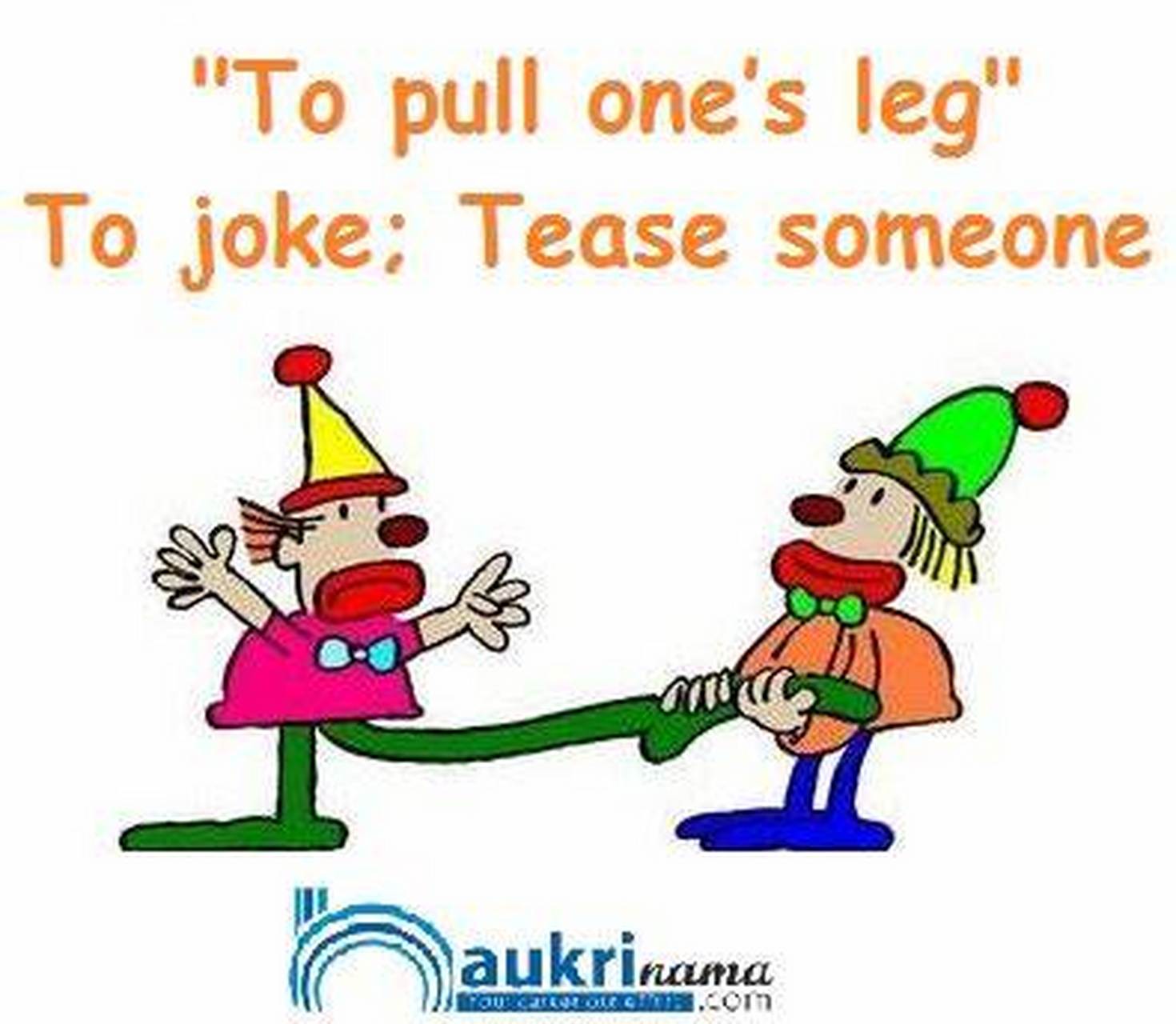 pull ones leg是拖后腿的意思吗? 01.