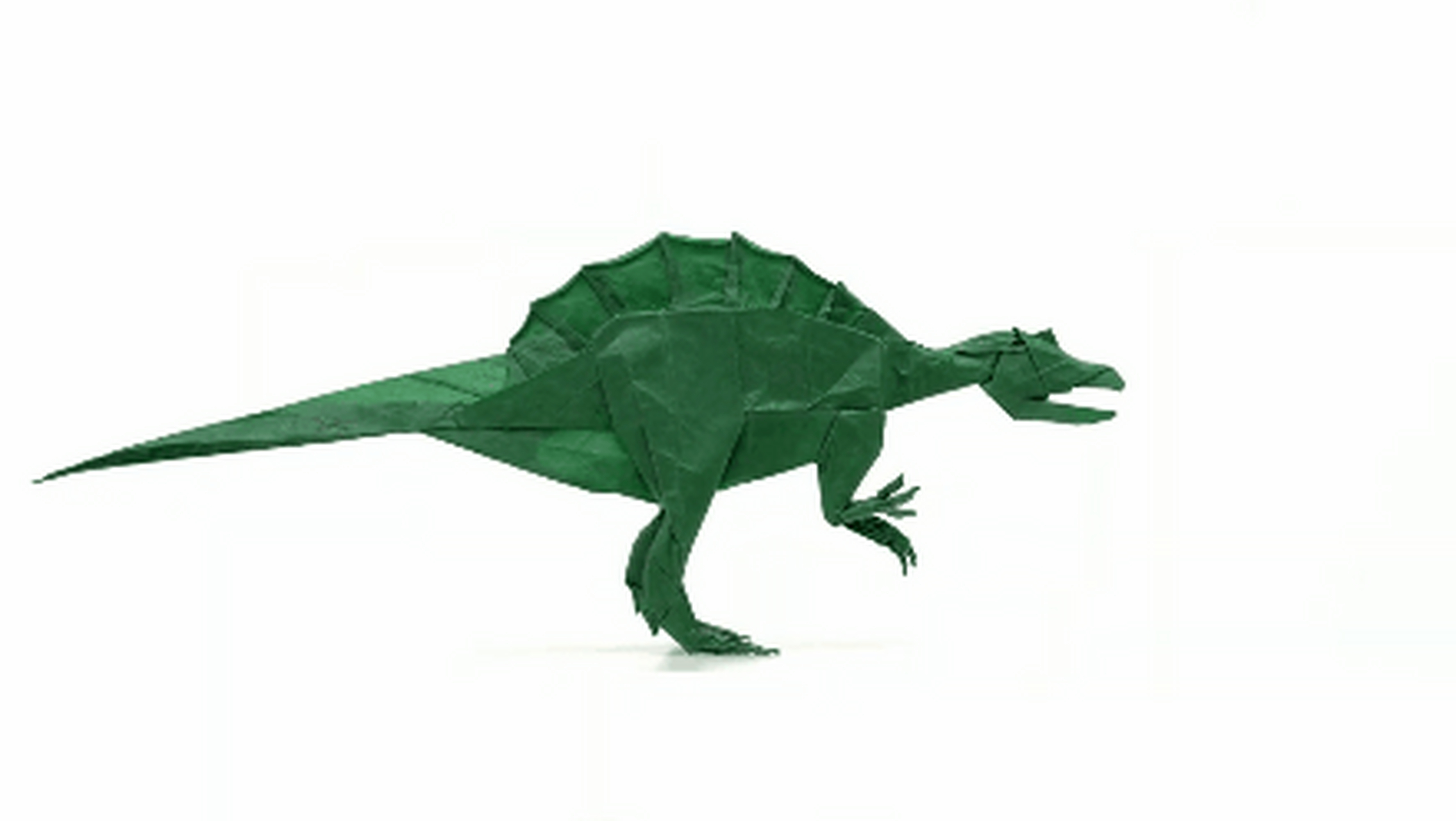 折纸# #折纸教程# 神谷哲史折纸棘龙!这样的折纸恐龙也太帅了 !!