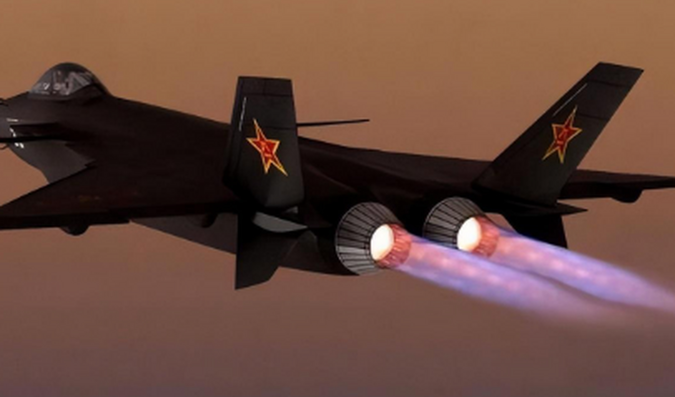 只有美国战机喷红色尾焰,中俄都是蓝色?标新立异还是暗藏玄机?