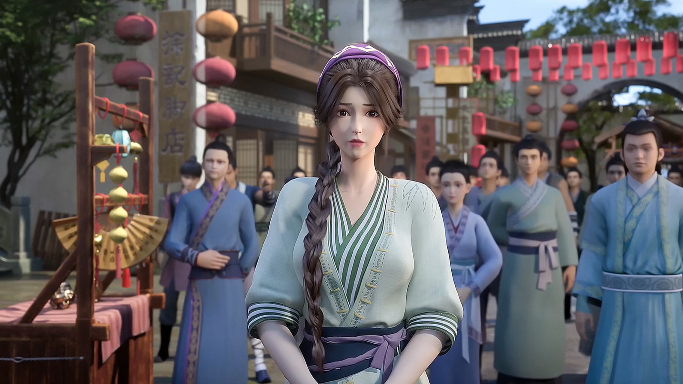 动漫壁纸|《赘婿》国漫女神"聂云竹"高清壁纸:宁毅妻妾之一,擅音律