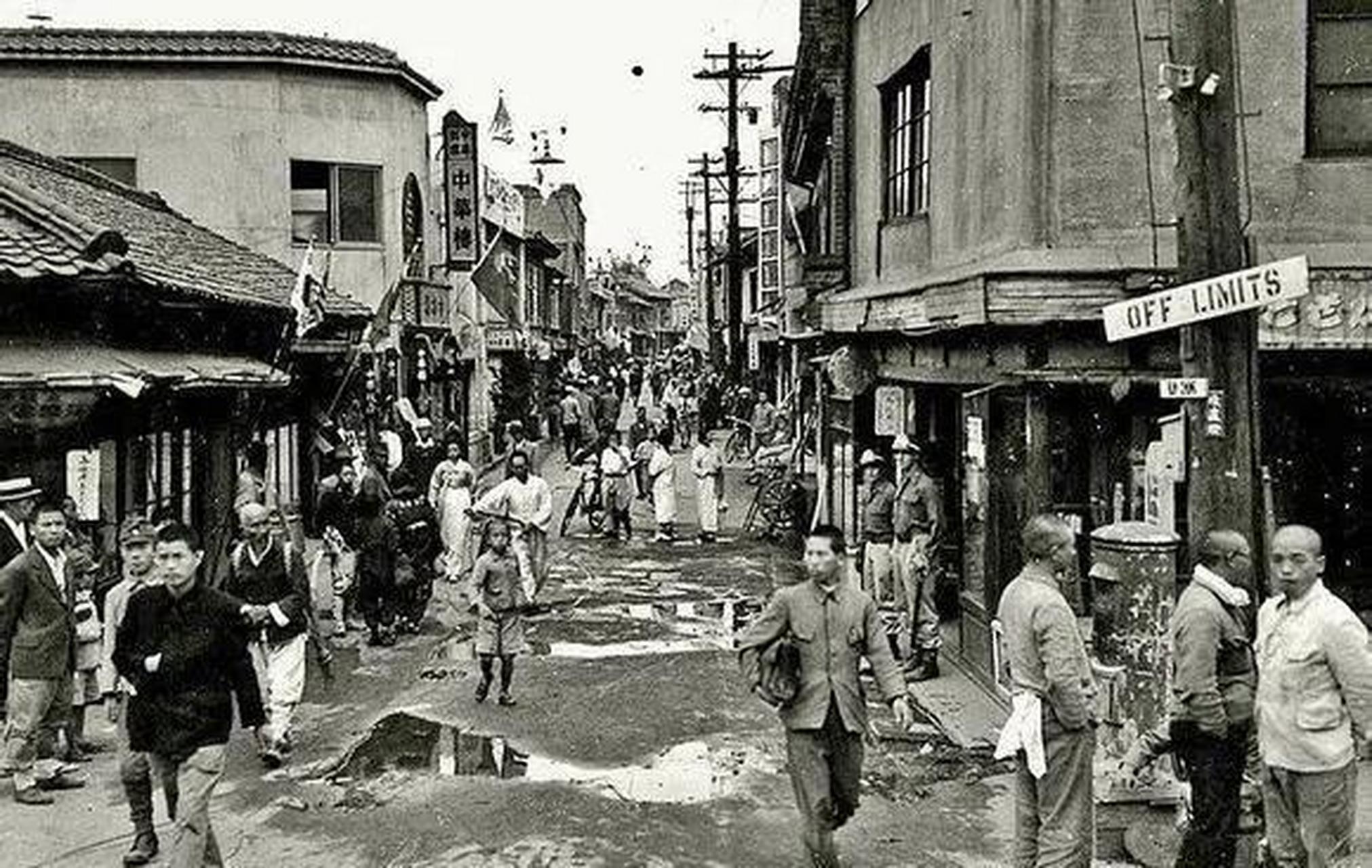老照片:1945年的韩国首尔