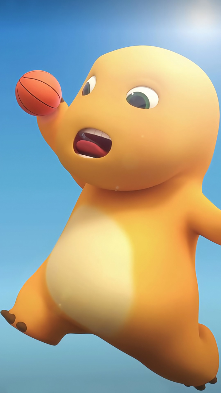 卡通壁纸|《小七和奶龙》高清4k手机壁纸:奶龙,一只很可爱,很治愈的