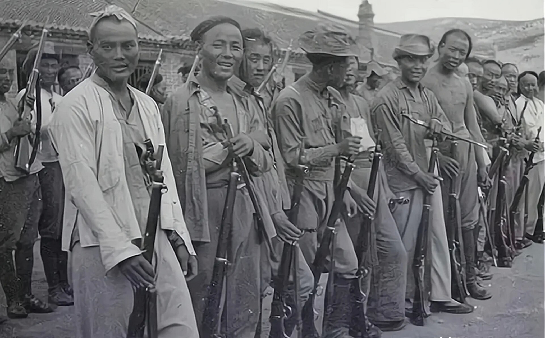 "华勇营",八国联军中的第9支队伍,也是一支臭名昭著的汉奸部队,他们的