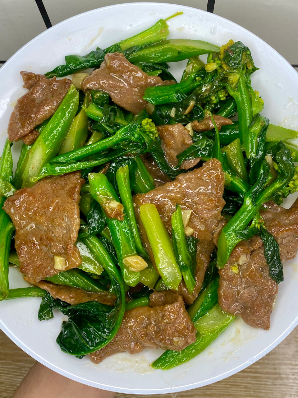 芥蓝炒牛肉图片