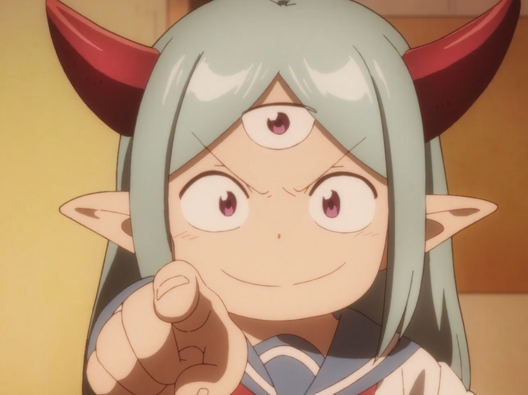 的魔王果然更可爱了,个人觉得声优大空直美带着一些宇崎学妹的声线,让