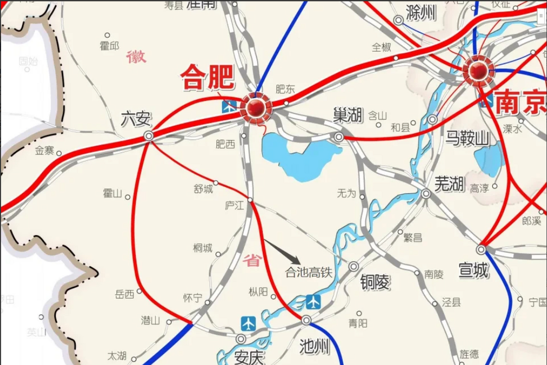 合肥至池州高铁枞阳县精美线路目前正在论证优化中.