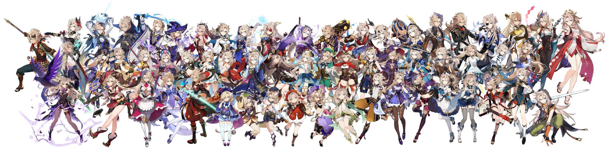 原神# 全员阿贝多化